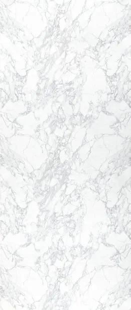 Trascenda Arabescato slab design — bold arabesque marble pattern